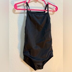 Balera Black Leotard with Mesh Back Size IC (5-6) Ballet Tap Dance Jazz